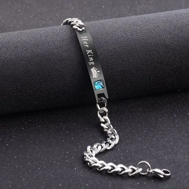 Women’s Crystal Studded Charm Bracelets