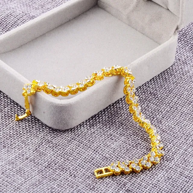 Women’s Crystal Studded Charm Bracelets