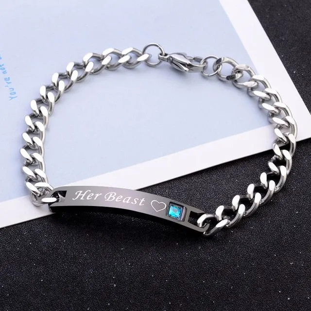 Women’s Crystal Studded Charm Bracelets