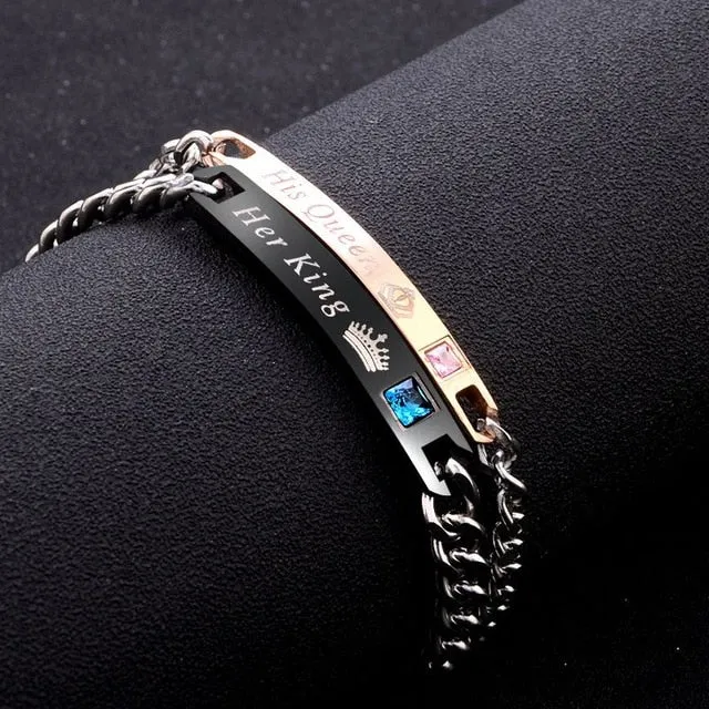 Women’s Crystal Studded Charm Bracelets