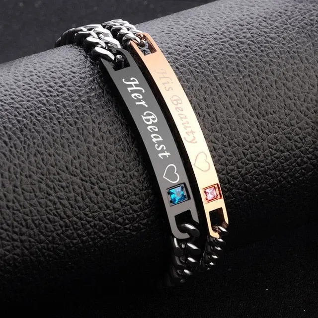 Women’s Crystal Studded Charm Bracelets