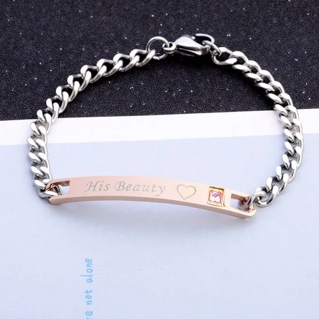Women’s Crystal Studded Charm Bracelets