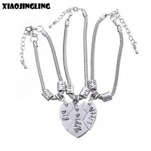 XIAOJINGLING 1pcs/2pcs/3pcs Fashion Jewelry Bracelet Mother and Daughter Gifts Best Friend / Sister Gifts Bracelets For Women