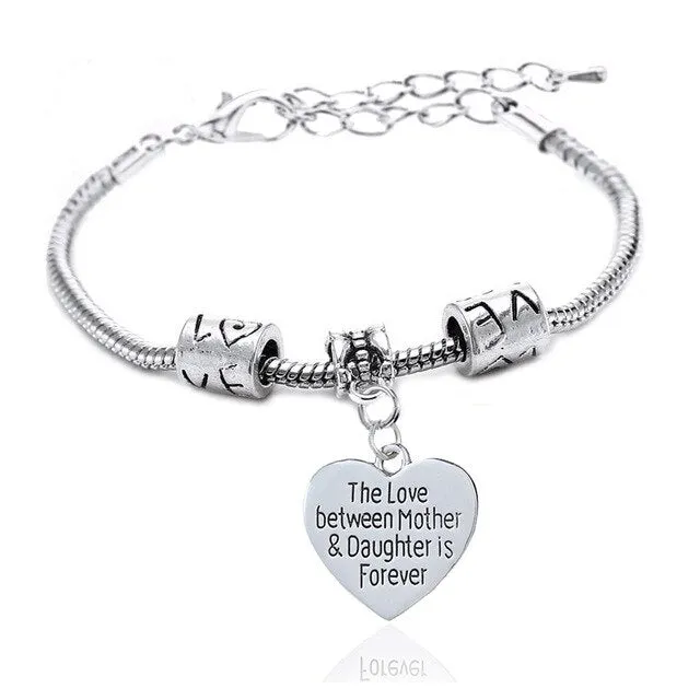 XIAOJINGLING 1pcs/2pcs/3pcs Fashion Jewelry Bracelet Mother and Daughter Gifts Best Friend / Sister Gifts Bracelets For Women