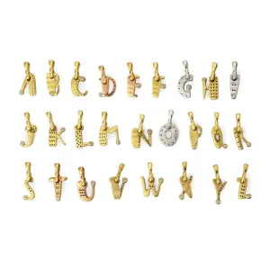 Yellow Gold "H" Charm
